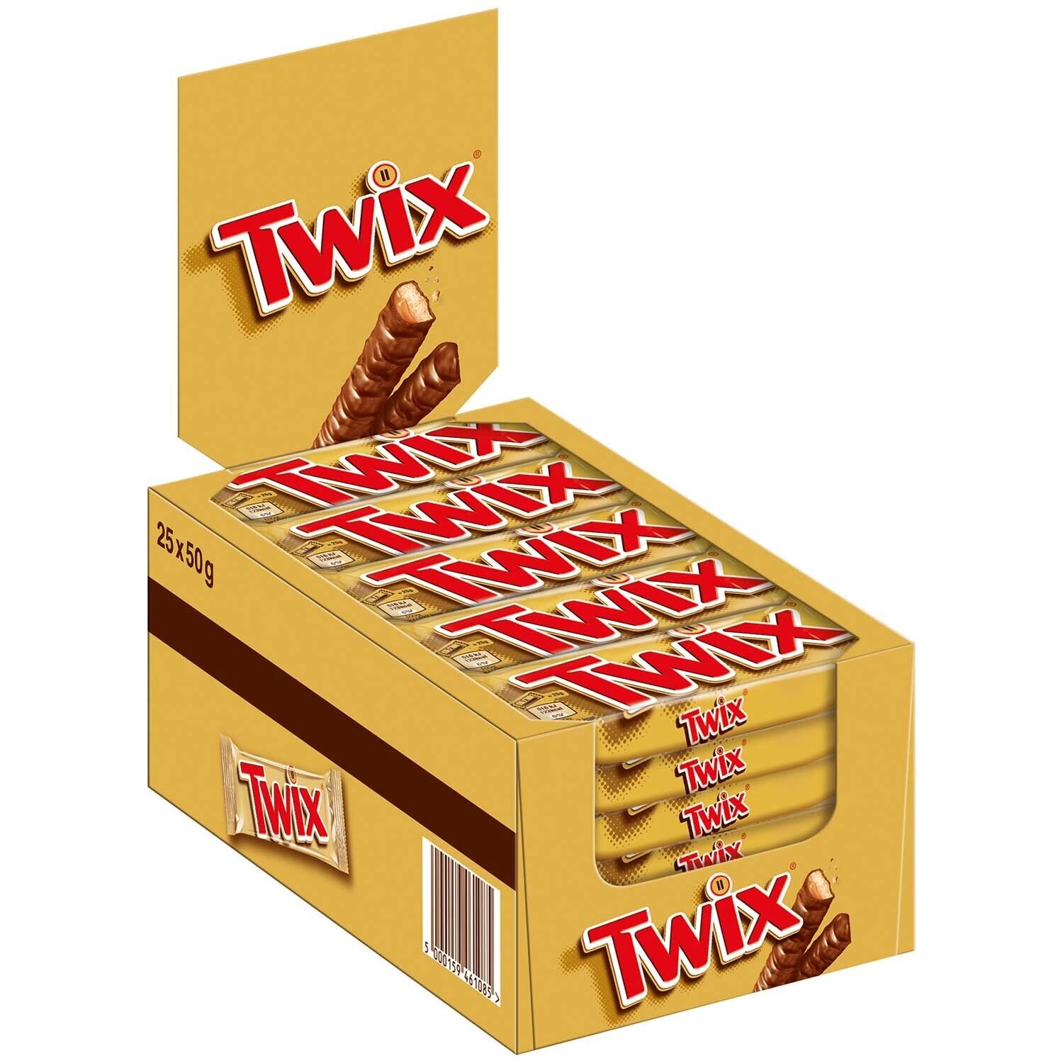 TWIX 50G 25 PK